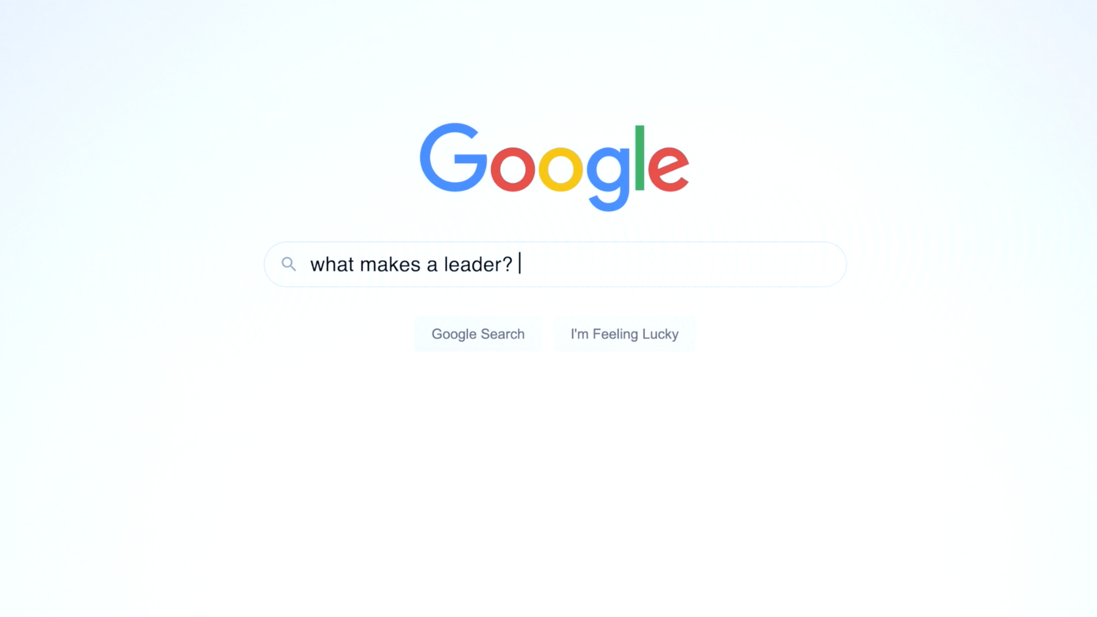 "what makes a leader?"